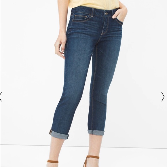 WHBM Slim Crop Jeans - Picture 3 of 10